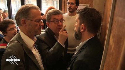 Mélenchon pierde los papeles con policías y fiscales