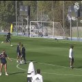 Goles en el entrenamiento del Real Madrid