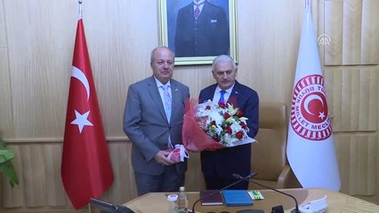 TBMM Başkanı Yıldırım, Aso, ATO ve TBMM Spor Kulübü Heyetlerini Kabul Etti