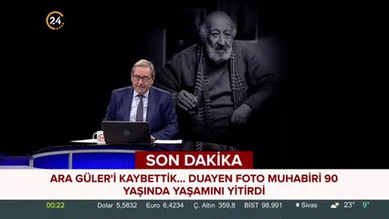 Ünlü fotoğrafçı Ara Güler hayatını kaybetti