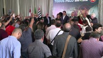 Haddad se reúne com protestantes