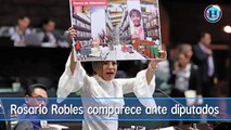 Rosario Robles muere sola en comparecencia ante diputados