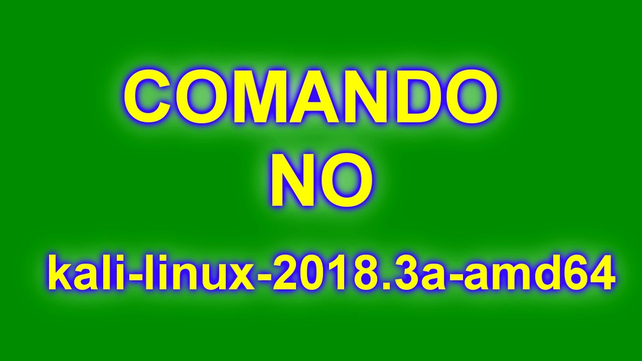 Comando exit no terminal do kali-linux-2018-3a-amd64-iso