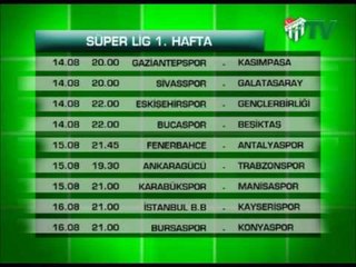 Süper Lig 1. Hafta (07.08.2010)