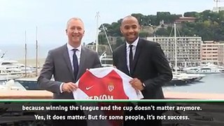 The Champions League isn't the only trophy that matters!New Monaco boss Thierry Henry has his own way of measuring success