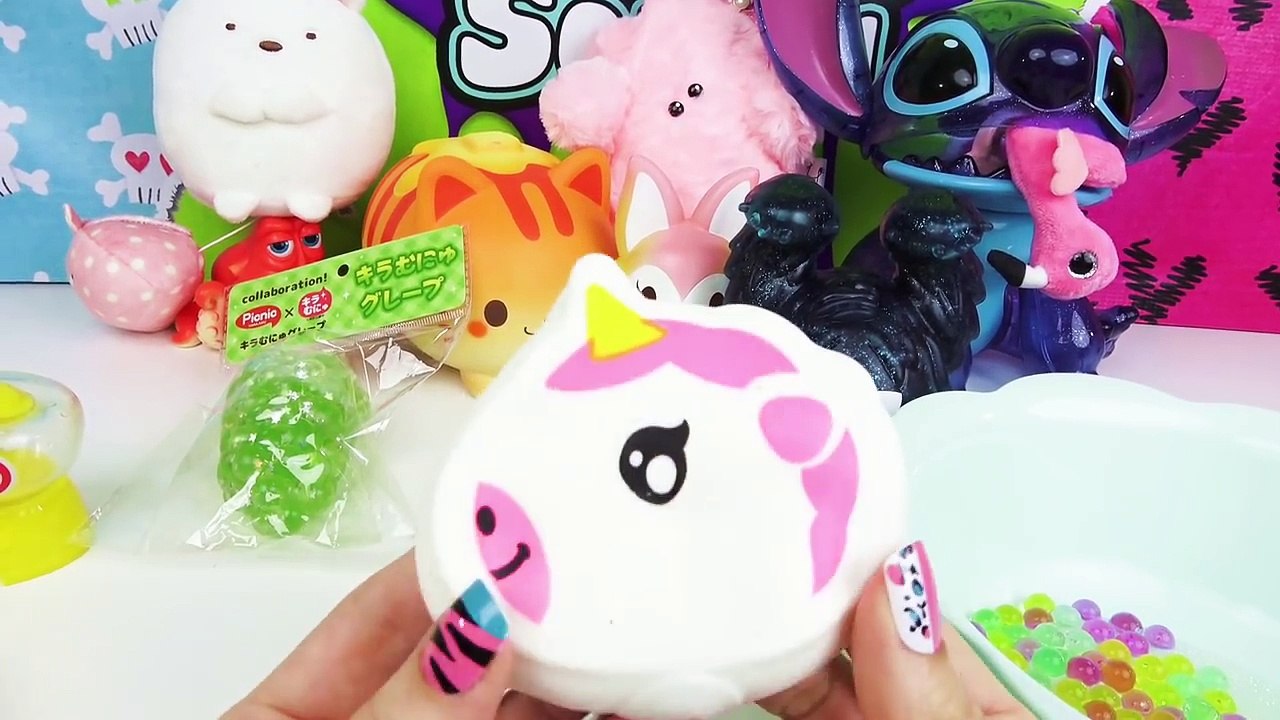 Squishy Cutting Week Day 3! Big Glitter Monster Slime Squishy! Doctor Squish