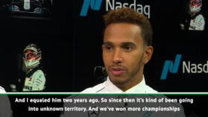 All I dreamed of was matching Senna - Hamilton