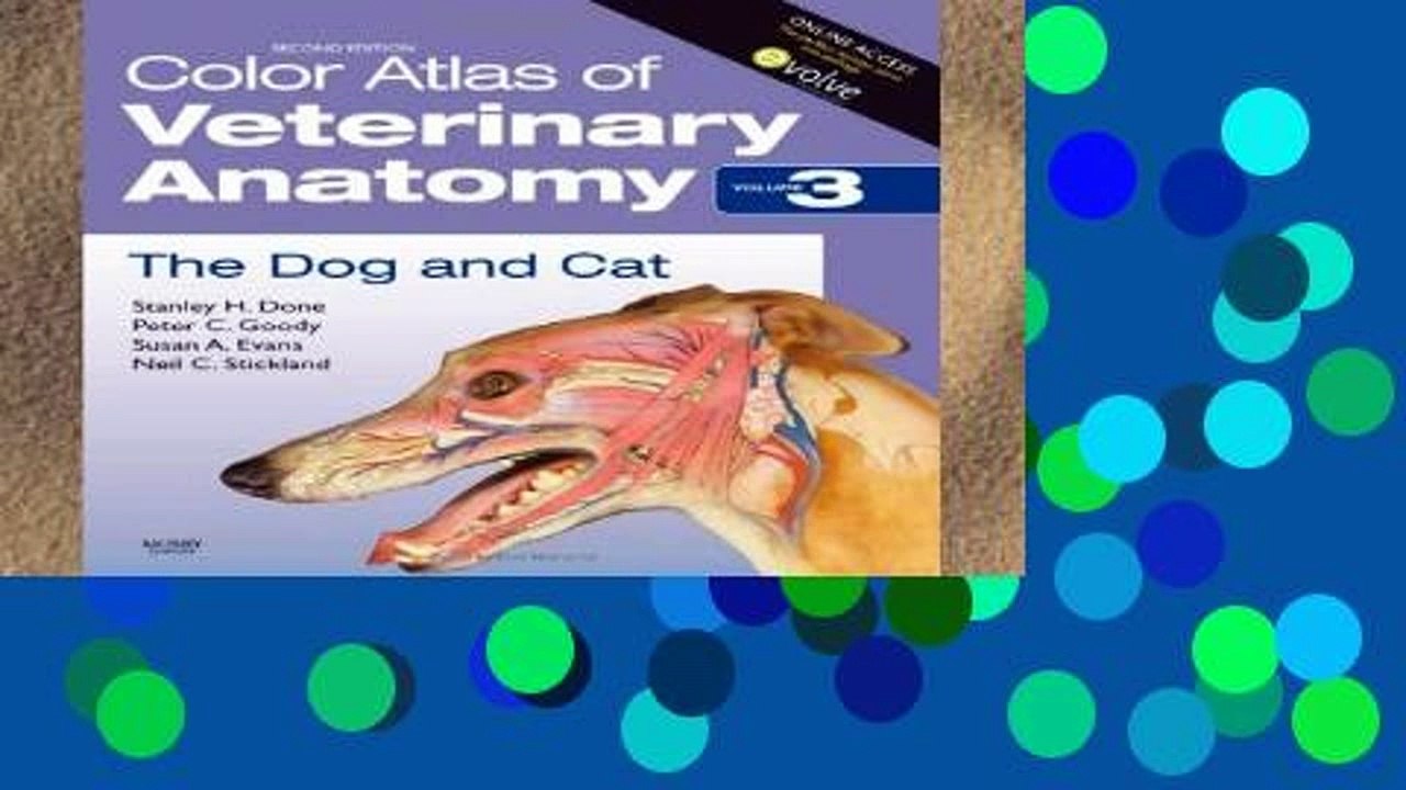 Popular Color Atlas of Veterinary Anatomy, Volume 3, The Dog and Cat ...