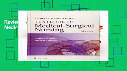 Review  Brunner   Suddarth s Textbook of Medical-Surgical Nursing