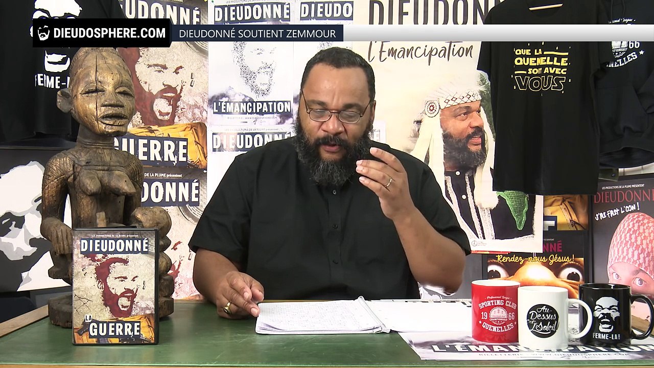 Dieudonné soutient Zemmour // Eric Zemmour, Châtillon, En Vérité, Censure