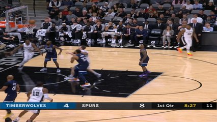 Minnesota Timberwolves at San Antonio Spurs Raw Recap