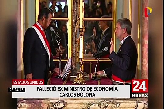 Falleció Carlos Boloña, exministro de Economía y Finanzas
