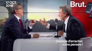 Grosse tension entre Jean-Luc Mélenchon et Jean-Jacques Bourdin