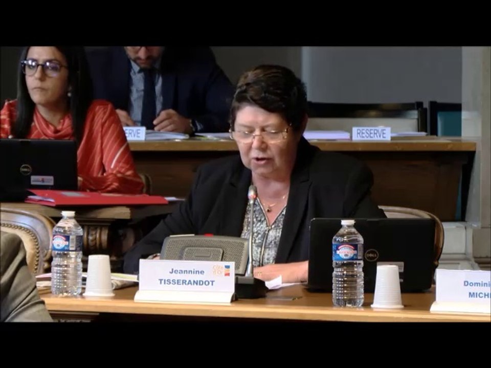 Jeannine TISSERANDOT.  Programme immobilier des colleges. 15 octobre 2018