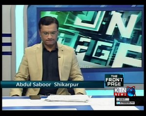 The Front Page- Mustafa Jarwar- 17th October 2018