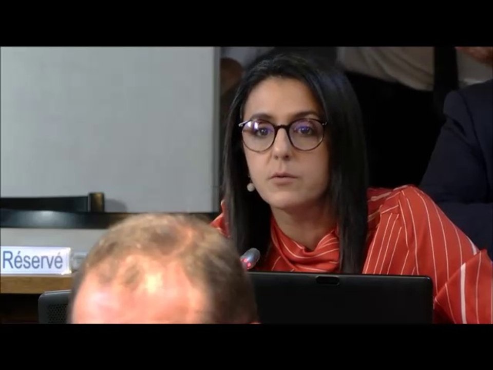 Dénia HAZHAZ. Orientations budgétaires, dépenses de fonctionnement et d'équipement pour les colleges. 15 octobre 2018