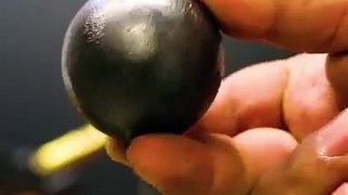 Cool Experiment - Glowing 1000 Degree Metal Ball vs CandlesCocktailVP.com