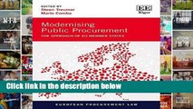 [P.D.F] Modernising Public Procurement: The Approach of Eu Member States (European Procurement Law