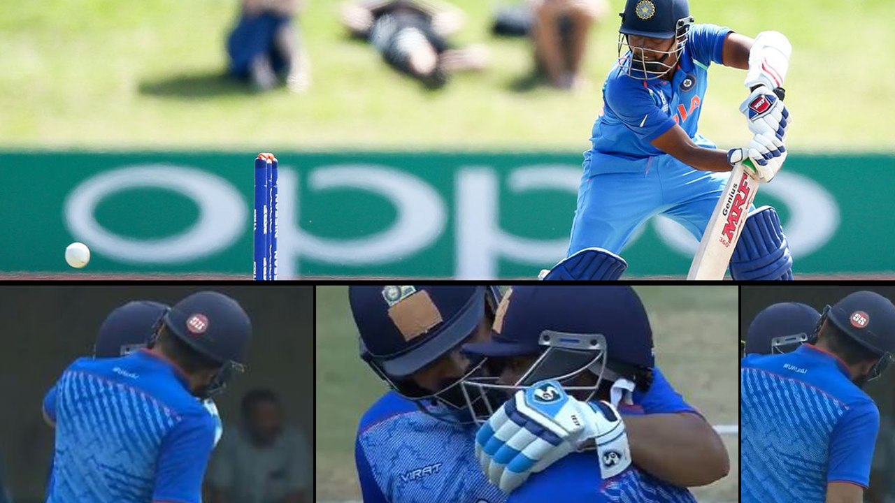 Vijay Hazare Trophy 2018 : Prithvi Shaw Gets A Hug From Rohit Sharma