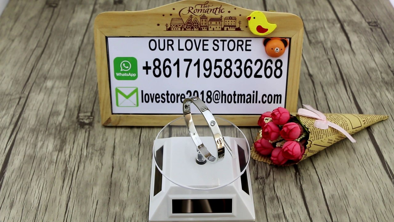 18k Cartier white gold diamonds love bracelet BUY 1 GET 1 FREE