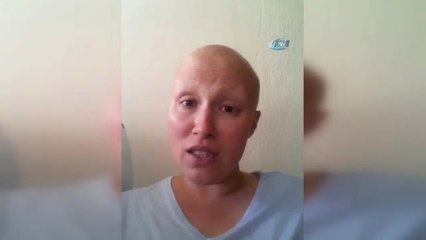 Kanser Eşinin Uzun Saçlı Gelin Olması İçin Tarihi Öne Çekti, Saçlarını Kazıttı