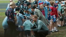 Watch: Kid can’t resist stroking Prince Harry's beard during his Australia tour