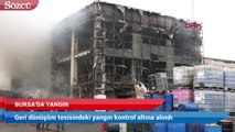 Bursa’da geri dönüşüm tesisindeki yangın 10 saatte kontrol altına alındı