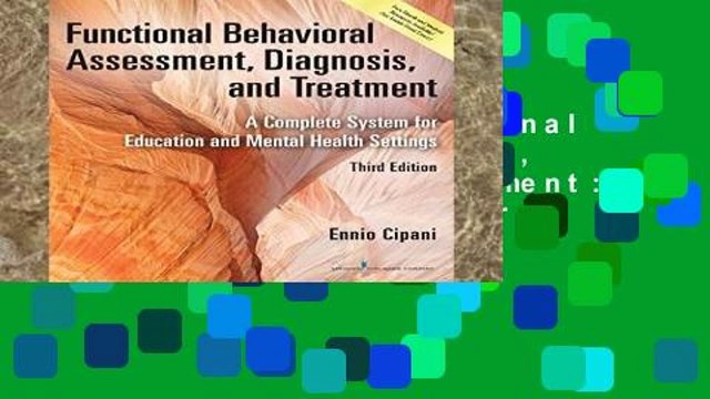 Best product Functional Behavioral Assessment, Diagnosis, and Treatment: A Complete System for