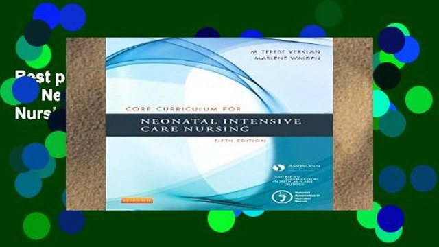 Best product Core Curriculum for Neonatal Intensive Care Nursing, 5e