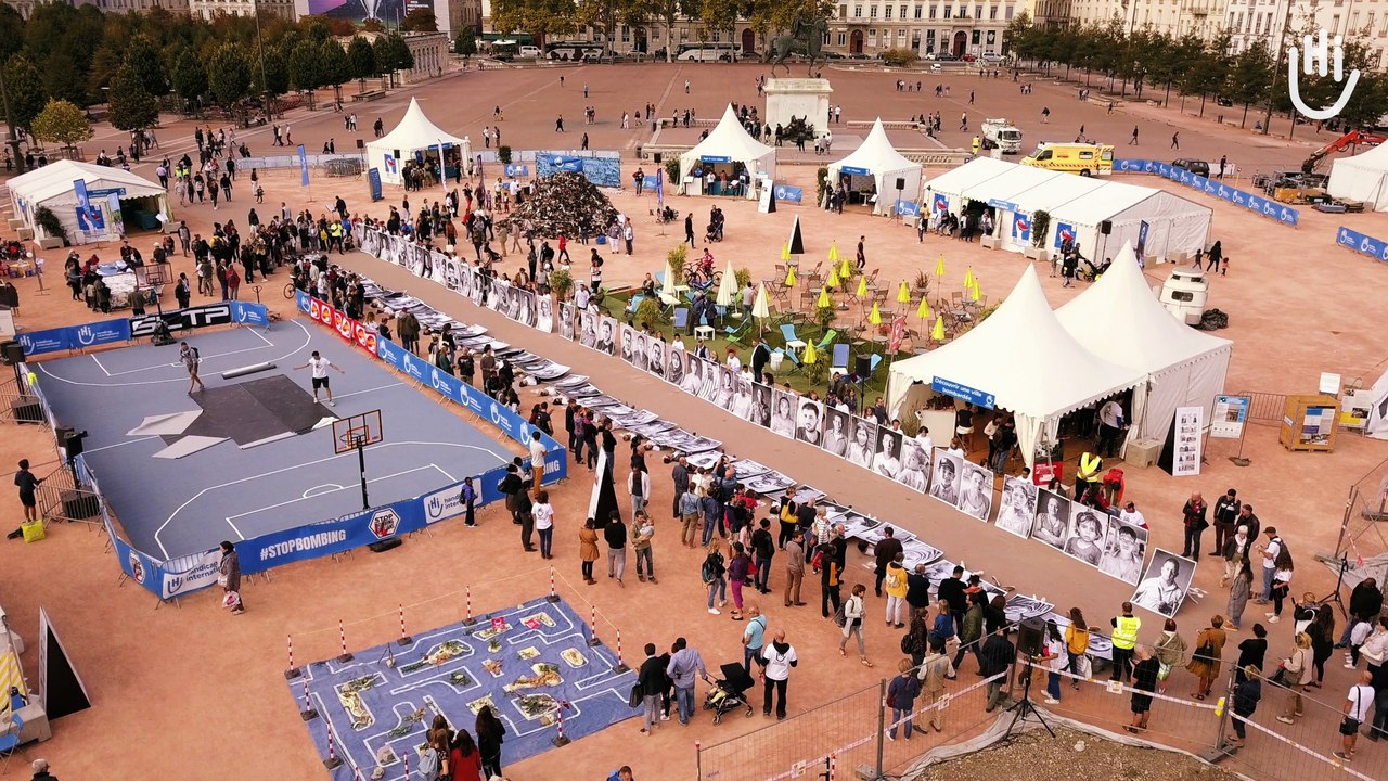 Handicap International - Pyramides de chaussures 2018