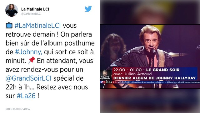 « Mon pays c’est l’amour » : on a écouté l’album posthume de Johnny Hallyday.