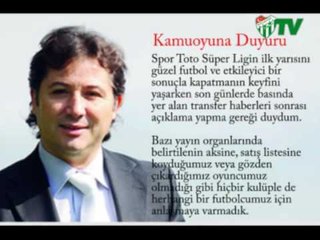 Transfer Haberleri Gerçeği Yansıtmıyor (20.12.2010)