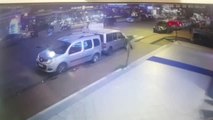 Zonguldak Ehliyetsiz ve Alkollü Sürücü, Park Halindeki Araçlara Çarpıp Takla Attı...