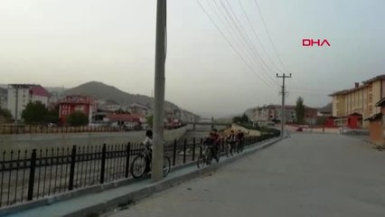 Çorum Bisiklet Yolunda, Elektrik Direği Engeli