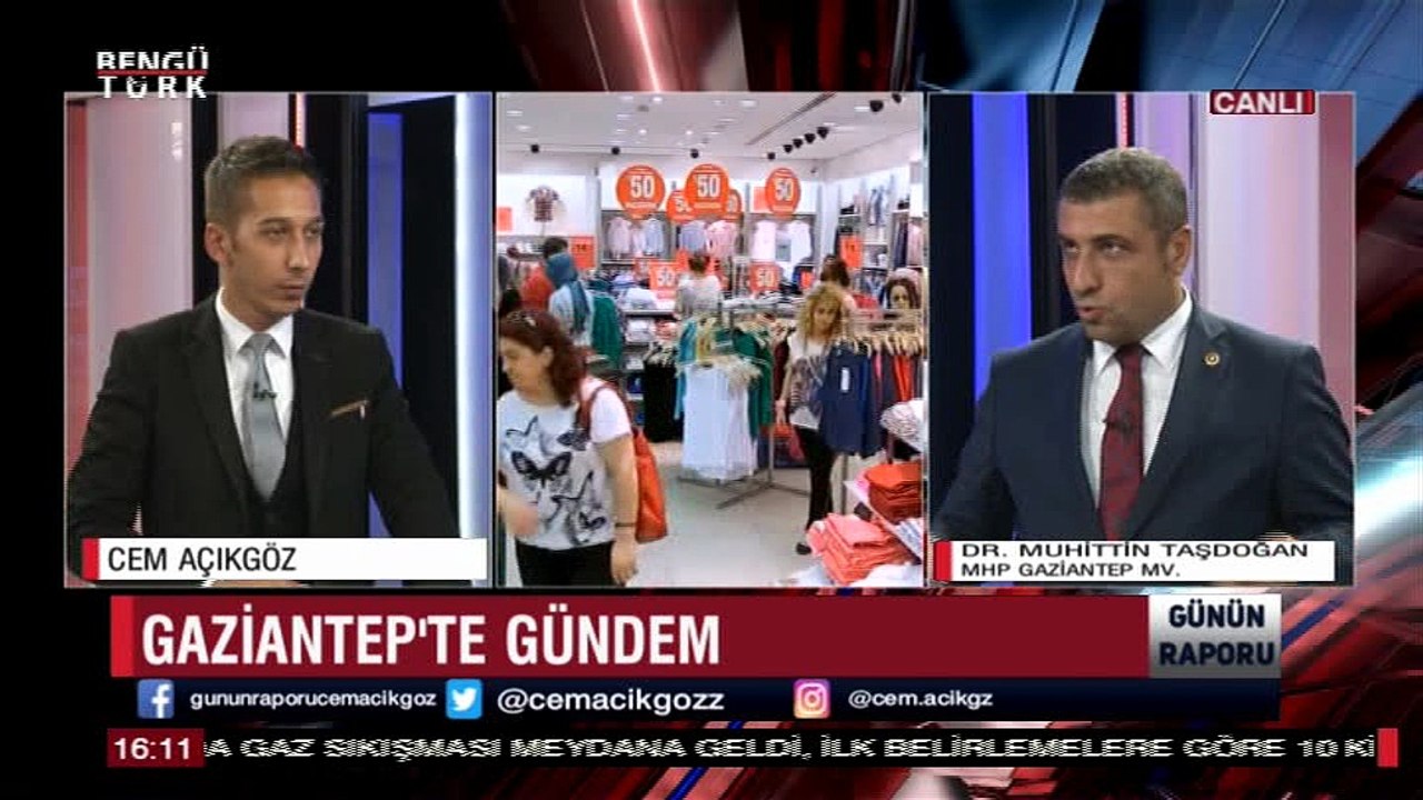 GÜNÜN RAPORU 17 EKİM 2018 KONUK-MUHİTTİN TAŞDOĞAN