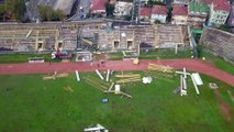 Eski Sakarya Atatürk Stadyumu'nda yıkım başladı