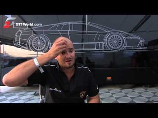 GT1-LIFE Prince Albert talks about his crash. German language version.