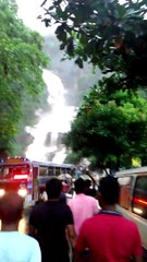 Ravana Falls viewed clearly after the huge rainfalls