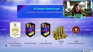 MY TOP 100 REWARDS!! RED IF PLAYER PICK PACKS!! FIFA 19