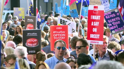 Londres: manifestation pour un nouveau vote sur le Brexit