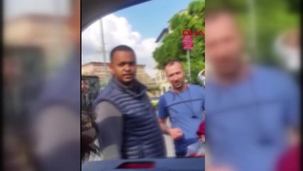 İstanbul 'da Taksici ve Uber sürücüsü arasında kavga çıktı