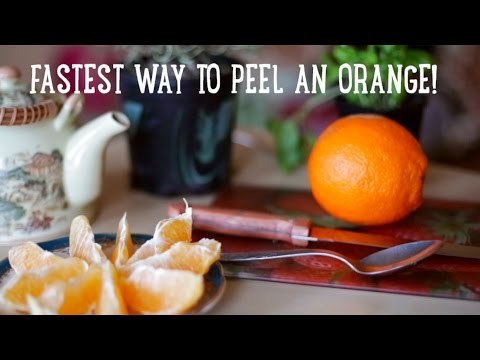 Fastest way to peel an orange [BA Recipes]