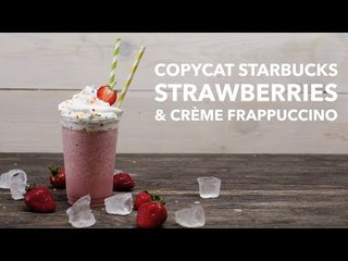 Copycat Starbucks Strawberries & Crème Frappuccino [BA Recipes]