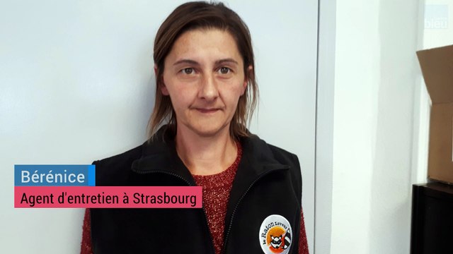 Bérénice, agent d'entretien à Strasbourg