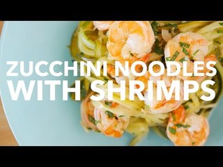 Download Video: Zucchini Noodles with Shrimps [BA Recipes]