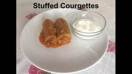 Stuffed Courgettes Kabak Dolmasi