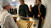 La Reine Mathilde en visite à l'école d'hôtellerie de Saint-Ghislain. Vidéo 4  Eric Ghislain