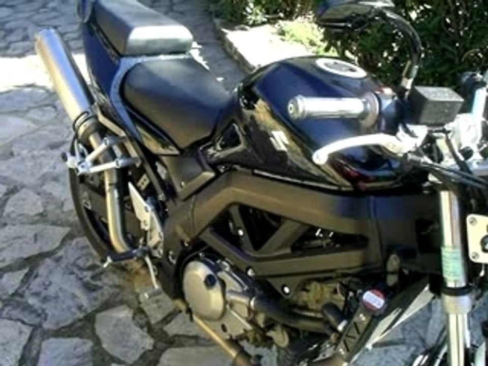 Sv 650 pot leovince SBK déchicané