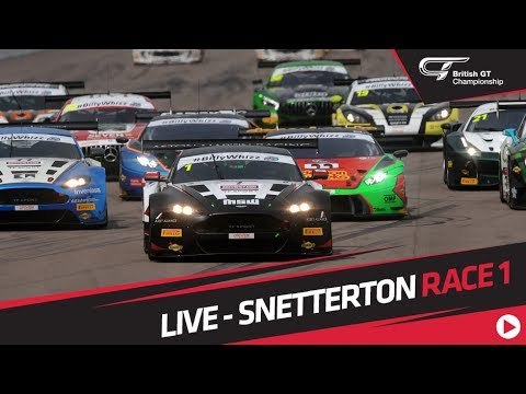 RACE 1 - BRITISH GT - SNETTERTON - LIVE