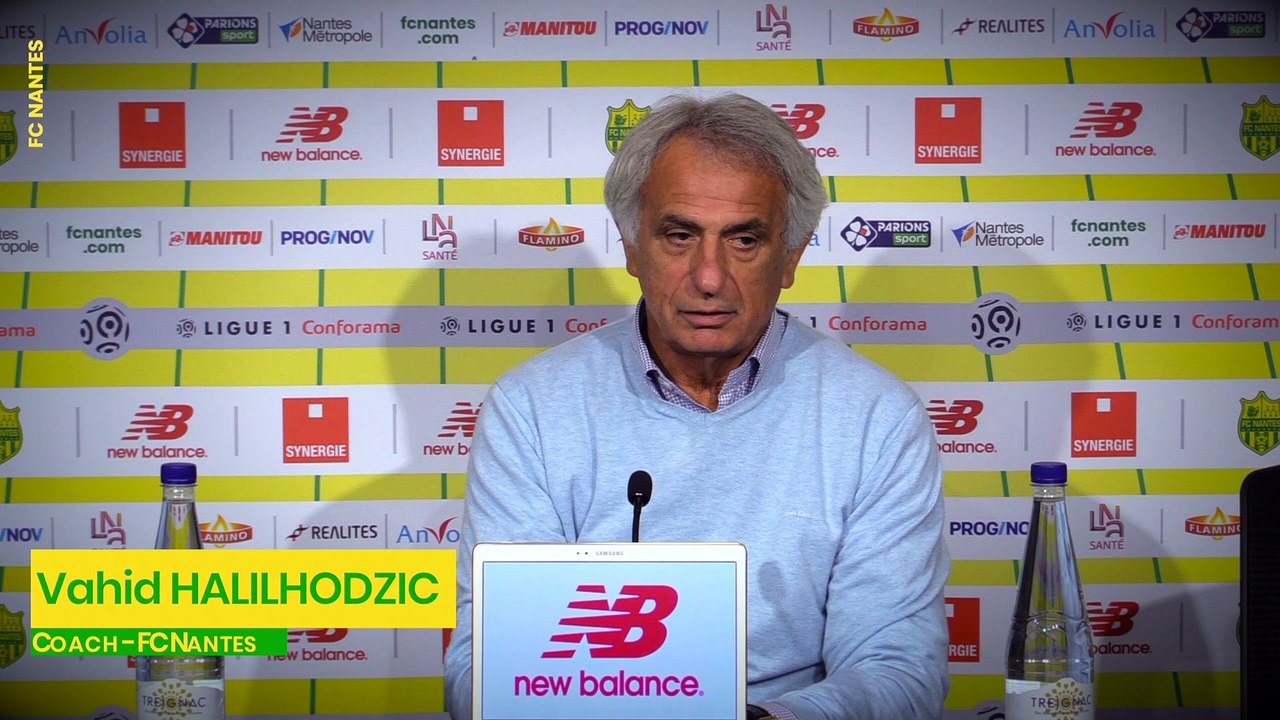 Vahid Halilhodzic avant FC Nantes - Toulouse FC